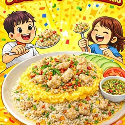 หมูชิ้นคั่วพริเกลือ