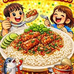 ข้าวกระเพราปลากระป๋อง