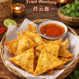 เกี๊ยวหมูเด้งทอดหรอบ