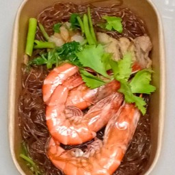 กุ้งอบวุ้นเส้น,น้ำจิ้มซีฟู้ด