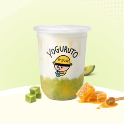 โยเกิร์ตอโวคาโด้+น้ำผึ้ง