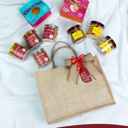 SET Cookies คละรส กระเป๋าผ้ากระสอบ (9ชิ้น)
