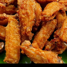 ปีกกลางไก่ทอดเกลือ