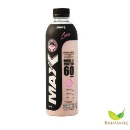 MAX PROTEIN อกไก่ปั่นพร้อมดื่มรสสตอเบอรี่โยเกิร์ต