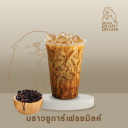 นมสดไข่มุกบราวน์ชูก้า