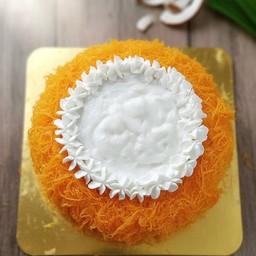 เค้กฝอยทองมะพร้าวลาวา ขนาด1ปอนด์