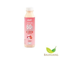 Must อกไก่ปั่น รสลิ้นจี่ผสมเกรพฟรุ้ต โยเกิร์ต