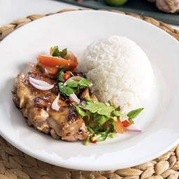 ข้าวยำไก่ย่าง (โปรดเลือกชนิดข้าว)