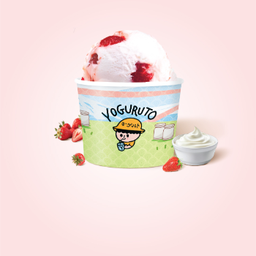 ไอศกรีม โยเกิร์ตสตรอว์เบอร์รี