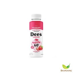 Dees Smoothies อกไก่ปั่น รสสตรอว์เบอร์รีโยเกิร์ตสมูทตี้