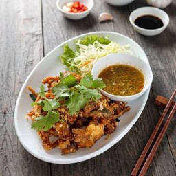 ปูนิ่มทอดกระเทียม