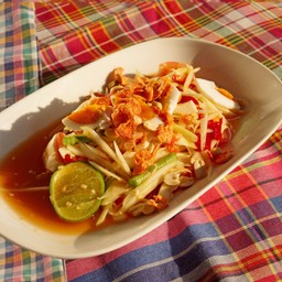 ตำไทย+ไข่เค็ม