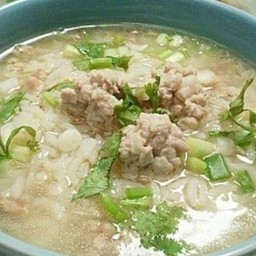 ข้าวต้มหมูสับ..