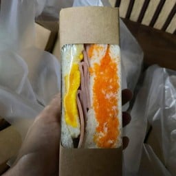 ไข่กุ้งปูอัด แฮมไข่ดาว ไม่ผัก