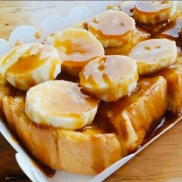 ปังปิ้ง เนยนม กล้วย คาราเมล