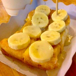 ปังปิ้ง เนยนม กล้วย