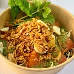 แซลมอนแช่น้ำปลา ซีฟู้ดแซ่บ