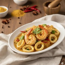 ทะเลผัดผงกะหรี่