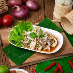 ลาบปลาหมึก