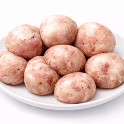 ไส้กรอกหมูลูกใหญ่แบบยังไม่ได้ย่าง 12 ลูก