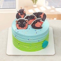 เค้กน้องฮิปโป