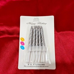 เทียนเกลียว สั้น(เงิน)