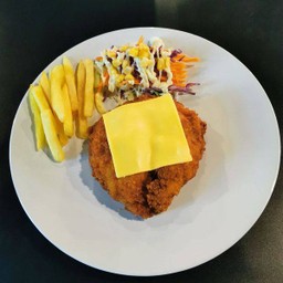 สเต็กไก่ซุปเปอร์ Fried Chicken Steak