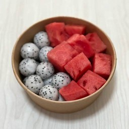 กะเดะผลไม้ปอกสด