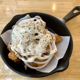 ชิกเก้น ไบท์คลุกซอสหัวหอม (Chicken Bite Mixed Onion Sauce)-D