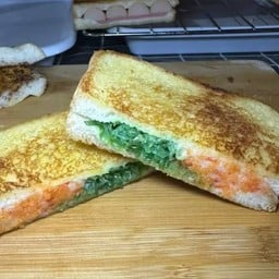 สาร่ายไข่กุ้ง ย่างเนย