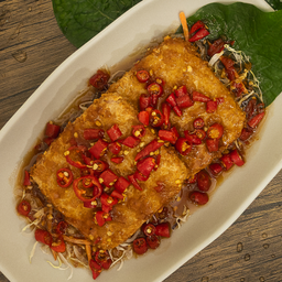 ปลาทอดราดพริก