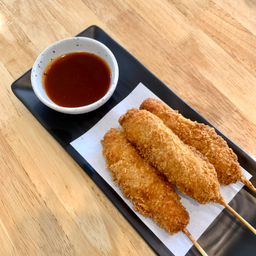 ไก่เสียบไม้ทอดกรอบ (Chicken Skewers)-D