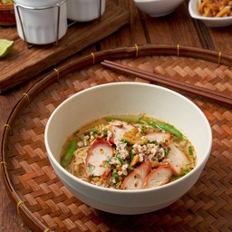 เกี๊ยวหมูต้มยำ (ไม่มีเส้น)