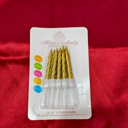 เทียนเกลียว สั้น(ทอง)