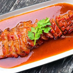 หมูแดงย่าง สูตรคุณของไม้ [ 250 กรัม ]