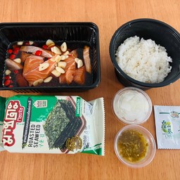 SET B แซลม่อนดองอิ่มครบชุด