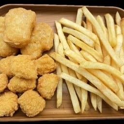 เฟรนฟราย+นักเก็ต+ไก่ป๊อบ