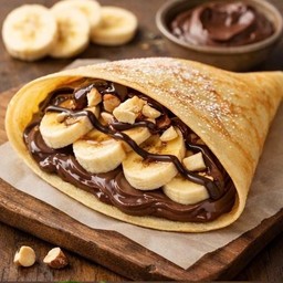 เครป กล้วย นูเทล่า