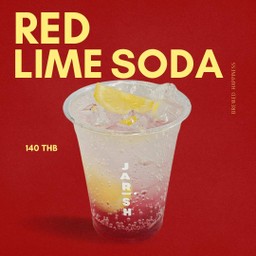 น้ำแดงมะนาวโซดา