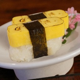 (ปั่นสด) ซูซิไข่หวาน 2ชิ้น (ไข่หวานทำเอง)