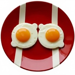 2xSunny Side Up ไข่เยิ้ม ทอดน้ำมันน้อย