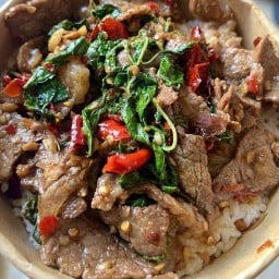 กะเพราพริกแห้ง(บางแค)