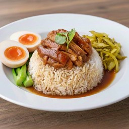 ข้าวขาหมู+ไข่ต้ม