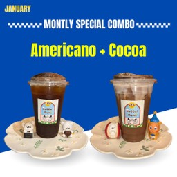 โปรประจำเดือนมกราคม! อเมริกาโน่+โกโก้