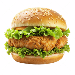 แฮมเบอร์เกอร์หมูทอด