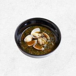 ซุปมิโซะหอยลายกับสาหร่าย