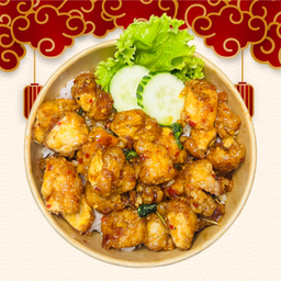 ข้าวกะเพราไก่กรอบ