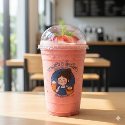สตอเบอรี่ปั่นสมูทตี้