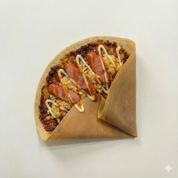 พริกเผาไก่หยองไส้กรอก