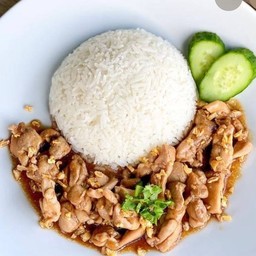 Garlic Chicken With Rice